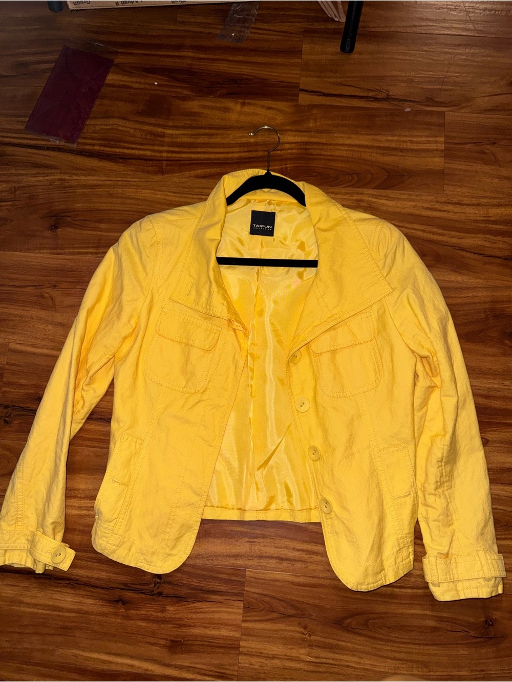 $5 Friday Taifun Women's Yellow Casual Blazer Jacket